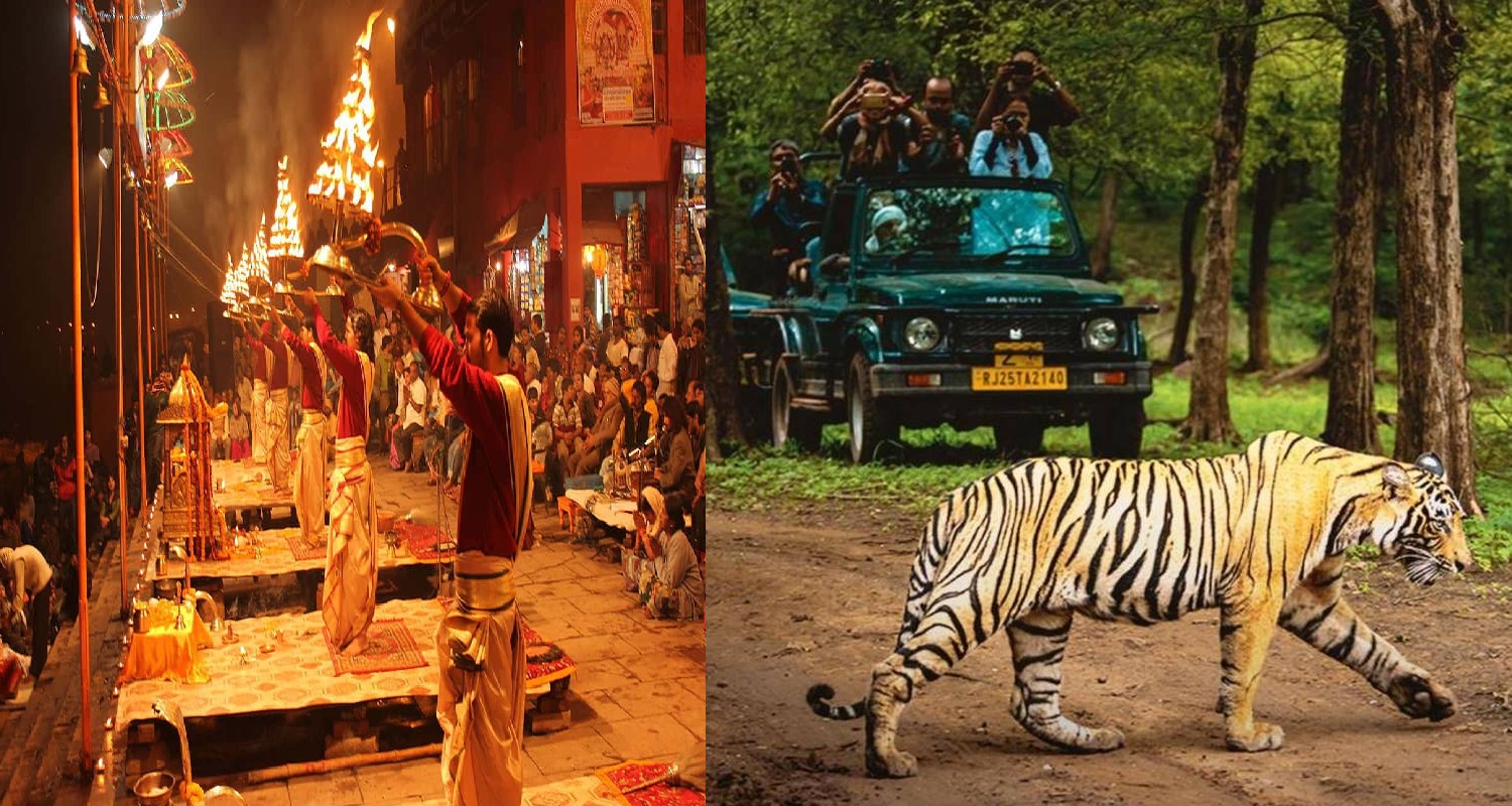  Golden Triangle Tour with Ranthambore & Varanasi Tour  